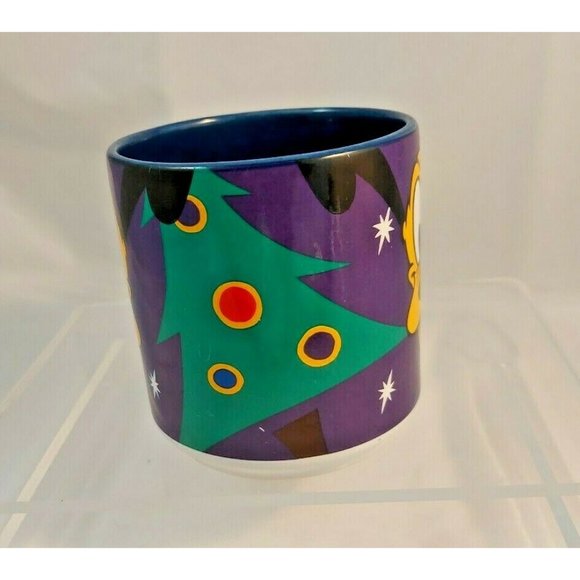 Disney PLUTO Christmas Tree Stars Disney Store 10 oz Ceramic Coffee Mug - Picture 4 of 7